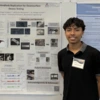 BASIS Tucson North graduate Jason Jimenez tests a device that binds to bone with mentor Philipp Gutruf, associate department head and associate professor of biomedical engineering.